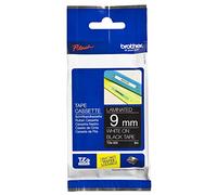 brother Cinta etiquetado TZe-325/9 mm/Presión blanco/Banda negra/para Brother P-touch 200,210E,220,300,310,340,340C,350,540,540C,550,900F,1000,1010,1090,1200,1200P,1230PC,1250,1250J,1250S,1260VP,