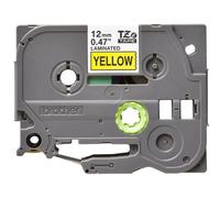 Brother Cinta Laminada para Rotuladora Electrónica TZE631 Negro sobre Amarillo