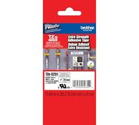 Brother Cinta, Texto Negro Sobre Fondo Blanco, 24 mm, El embalaje puede variar