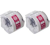 Brother CZ-1004 - Cintas para impresoras de etiquetas (CZ, inyección de tinta, VC-500W), rosa (Paquete de 2)