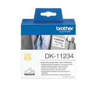 Brother Etiquetas Negro sobre blanco Original DK-11234