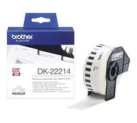 Brother DK-22214 - Papel térmico, Color Blanco
