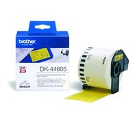 Brother DK-44605 cinta continua de papel adhesivo amarillo (original)
