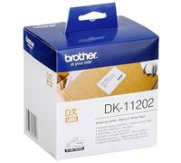 Brother DK-11202 cinta para impresora de etiquetas Negro sobre blanco