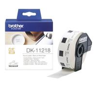 Brother DK-11218 etiqueta de impresora Blanco