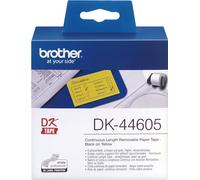 Brother DK-44605 cinta continua de papel adhesivo amarillo (original)