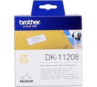 Brother DK-11208 Etiqueta Precortada | Papel | Grande | 38x90mm