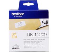 Brother DK-11209 Etiqueta Precortada | Papel | Envíos | 29x62mm