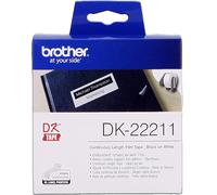 Brother DK-22211 Cinta continua | Película Plástica | Multipropósito | 29mmx15,24M