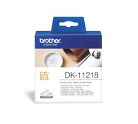 Brother Etiquetas, Negro y Blanco, 24 mm 1000 etiquetas 24 mm