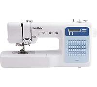 Brother FS60x - Máquina de coser electrónica con 60 puntos (utilitarios, elásticos, decorativos), costura automática, pantalla multifunción.