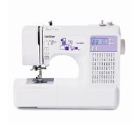 Brother FS70WTx Patchwork-Nähmaschine mit Máquina de Coser, Metal, Blanco, Morado, Full-size sewing machine + Anschiebetisch