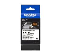 Brother Genuine Pro Tape HSe-231E Heat Shrink Tubing - Black on White