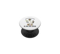 Brother Goose Is On Loose, Divertido diseño de Pato con Vibraciones veraniegas PopSockets PopGrip Adhesivo