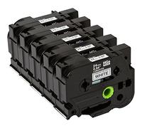 Brother HGE251V5 - Cinta, color negro y blanco