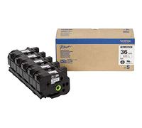 Brother HGE261V5 - Cinta, color negro y blanco