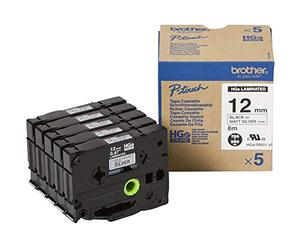 Brother HGEM931V5 - Cinta, color negro y plata