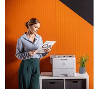 Impresora Láser Monocromo Brother HL-L6410DN Dúplex/ Blanca