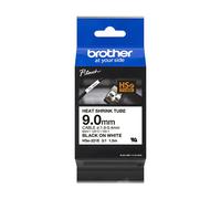 Brother HSe-221E cinta termorretráctil negro sobre blanco 9 mm (original)