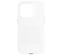 Brother is Sisters Bodyguard Funny Family Love Sibling Cita Carcasa para iPhone 15 Pro
