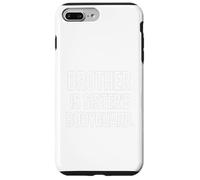 Brother is Sisters Bodyguard Funny Family Love Sibling Cita Carcasa para iPhone 7 Plus/8 Plus
