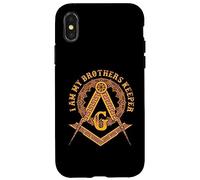 Brother Keeper Family Mason Illuminati Sign Regalo Oculto Carcasa para iPhone X/XS