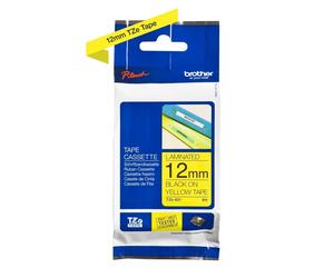 Brother - Labels - Laminated Tape - Black, Yellow - Roll (1.2 cm) - 1 pcs. 12 mm