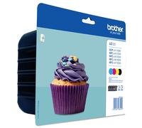 Brother Pack 4 cartuchos de tinta LC123 B/C/M/Y