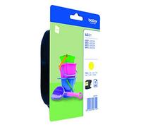 Brother - LC221YBP cartucho de tinta 1 pieza(s) Original Rendimiento estándar Amarillo