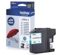 Brother LC-225XLC cartucho de tinta cian XL (original)