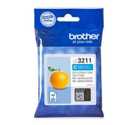 Brother LC-3211C cartucho de tinta Original Rendimiento estándar Cian