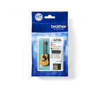 Brother LC-421XLVAL PagePack 4 pieza(s) Original Alto rendimiento (XL) Negro, Cian, Magenta, Amarillo