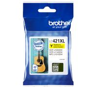 Brother LC421XLY cartucho de tinta 1 pieza(s) Original Amarillo