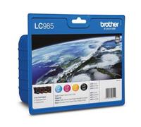 BROTHER LC-985VALBP CIAN MAGENTA AMARILLO NEGRO TINTA - 300 B/W PAGES PARA DCP-J125