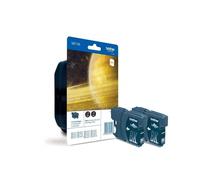 Brother LC1100 Twin-Pack - Cartucho de tinta, negro Individual