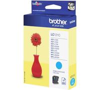 Brother LC121C - Tóner, color Cian