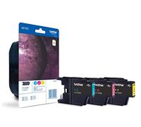 Brother Cartucho de tóner LC1220RBWBPDR para MFCJ825DW – multipack amarillo, magenta, cian
