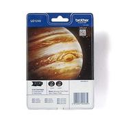 Brother LC1240BKBP2DR - Cartucho de tóner adecuado para MFCJ6510, color negro