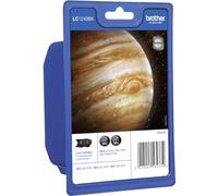 Brother LC1240BKBP2DR - Cartucho de tóner adecuado para MFCJ6510, color negro