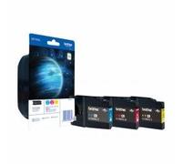 Brother LC1280XL - Cartucho de tinta para impresora MFC-J 5910 DW (3 unidades, 1200 páginas), color cian, magenta, amarillo