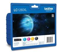 Brother LC1280XL Twin-Pack - paquete de 2 - negro - original - cartucho de tinta