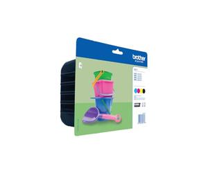 Brother LC221VALBP Pack Negro Cian Magenta Amarillo