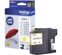 Brother LC225XLA - Cartucho de tinta amarillo de larga duración (duración estimada: hasta 1.200 páginas según ISO/IEC 24711)