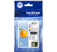 Brother LC3211VALDR cartucho de tinta 4 pieza(s) Original Negro, Cian, Magenta, Amarillo
