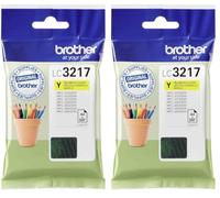 Brother LC3217Y Cartucho de Tinta Amarillo para Las impresoras MFCJ5330DW, MFCJ5730DW, MFCJ5930DW, MFCJ6530DW, MFCJ6930DW y MFCJ6935DW, Duración Estimada hasta 550 páginas (ISO/IE 24711)