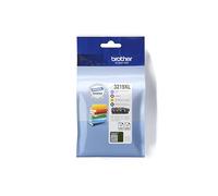 Brother LC3219XLVAL, Juego de 4 cartuchos (Negro, Cian, Magenta y amarillo) para las impresoras MFCJ5330DW, MFCJ5730DW, MFCJ5930DW, MFCJ6530DW, MFCJ6930DW y MFCJ6935DW,