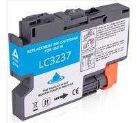 Brother Lc3237 Cartucho de tinta pigmentada azul compatible Lc-3237C