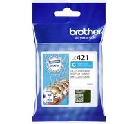 Brother LC421C Cartuccia Inkjet Originale, Capacità standard, fino a 200 pagine, per Stampanti DCPJ1050W / MFCJ1010DW, Ciano, STANDARD