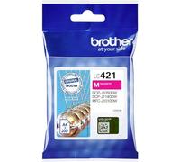 Brother LC421M Cartucho original de tinta para las impresoras MFCJ1010DW y DCPJ1050DW, Duración estimada: hasta 200 páginas (según ISO/IEC 24711).Magenta