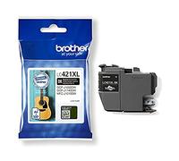 Brother LC421XLBK Cartucho original de tinta de alta capacidad para las impresoras MFCJ1010DW y DCPJ1050DW, Duración estimada: hasta 500 páginas (según ISO/IEC 24711), Negro